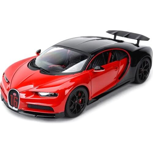 Bburago 1:18 Bugatti Chiron Sports Car Static Simulation Die Cast Vehicles Collectible Model Car Toys