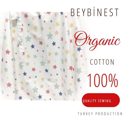 BeybiNest Breast Feeding Bib Adjustable Size Colorful Stars Scarf Gift