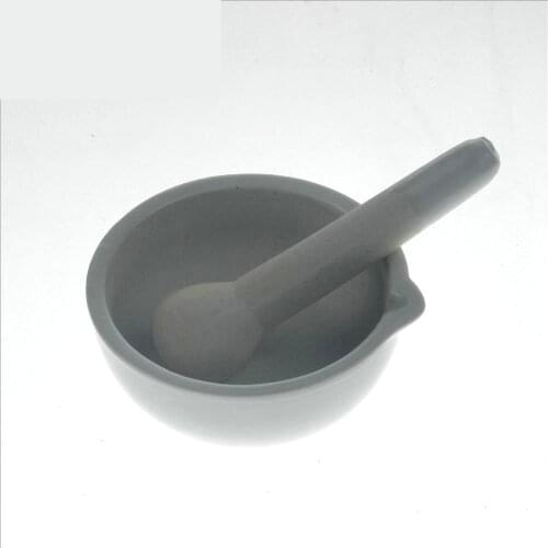 Porcelain Mortar 60mm with Grinding Rod Porcelain 60mm Medicine Bowl Laboratory Chemical Consumables