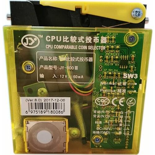 JY-800 CPU coin selector acceptor for arcade game machine vending machine