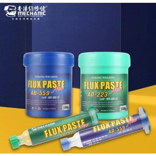 MECHANIC AD-223/AD-559 Lead-Free Solder Paste Flux No-clean Welding Paste For Phone PCB BGA Motherboard Soldering Repair