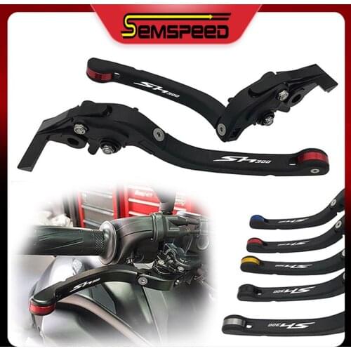 Motorbike Brakes For Honda SH 300 A/AR ABS 2018 2019 2020 SEMSPEED Motorcycle CNC Adjustable Folding Brake Clutch Levers