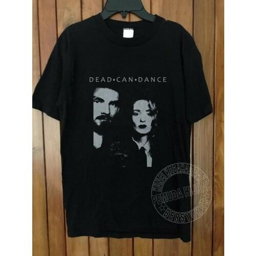 Dead Can Dance Vintage T-Shirt Black Tee 1980S 80S Goth Reprint Newest Fashion Cool Men Print Novelty Top T Shirt Dress