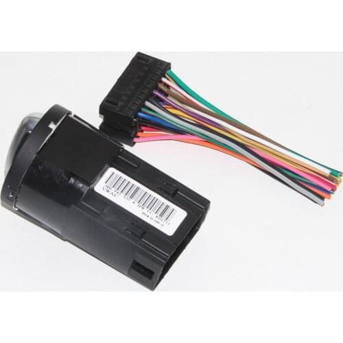 OEM Chrome Euro Headlight Headlamp Fog Lamp Knob Switch Control + plug For Jetta 4 Golf 4 GTI Mk4 Bora Passat B5 B5 3BD 941 531