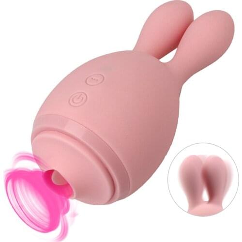 Sexy Rabbit Sucking Vibrators Women Nipple Clamps Clitoris Sucker Anal Licks Female Masturbator Machine Erotic Toys For Sex Shop