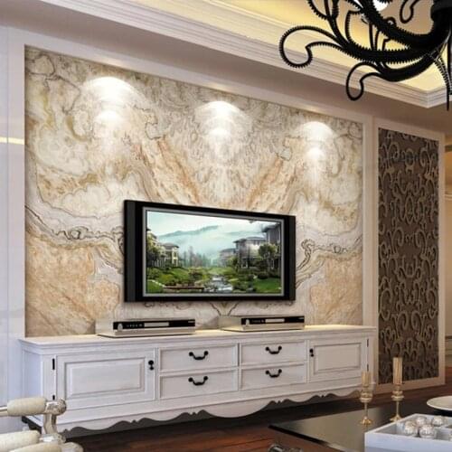 Custom Mural Wallpaper Modern Marble Pattern Living Room TV Background Photo Wallpaper Home Decor Waterproof Papel De Parede 3D