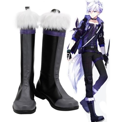 Arknights Steward Cosplay Boots Leather Shoes Custom Made Any Size