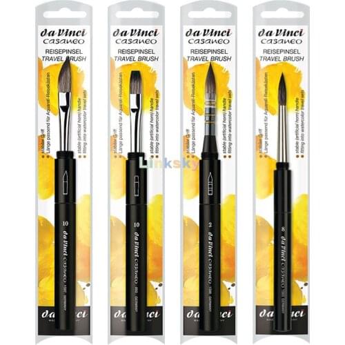 Da vinci CASANEO 1593 Casaneo Reisepinsel Travel Brush,Travel brushes is excellent for taking outside or traveling ,Art supplies