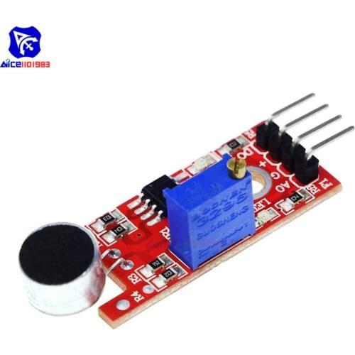 High Sensitive Microphone Sound Sensor Detection Power Supply Board For Arduino AVR PIC 5V DC Analog Output Module