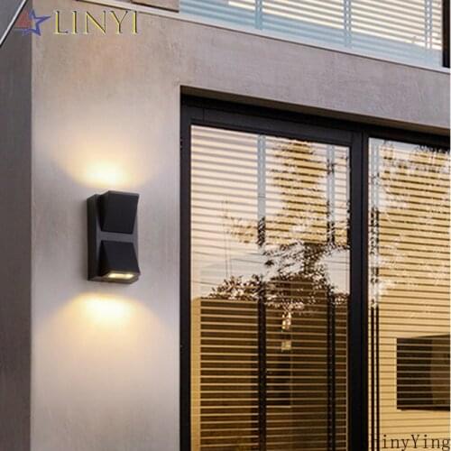High Quality 10W 20W Up Down Light Outdoor Wall Light Waterproof Wall Lamps Balcony Courtyard Background Wall Outdoor Lighting