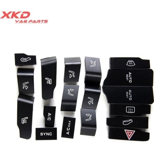 18pcs Control Unit buttons Fit For Cayenne-Dash 2011-2017 95865310100 95865310101