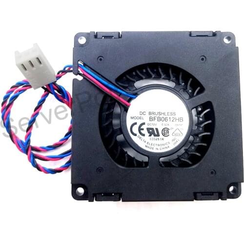 Genuine New For BFB0612HB -8B25 9H1P Server Cooling Fan DC 12V 0.32A 60x60x15mm 3-wire