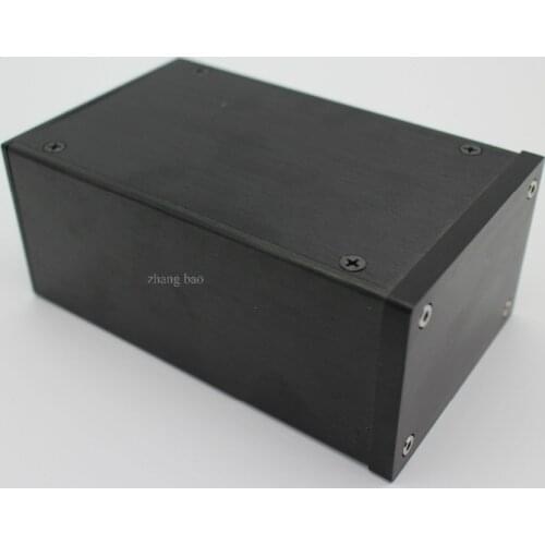 Black B0609 Full Aluminum Amplifier Enclosure/ Mini AMP Case/ Preamp Box/ PSU Chassis