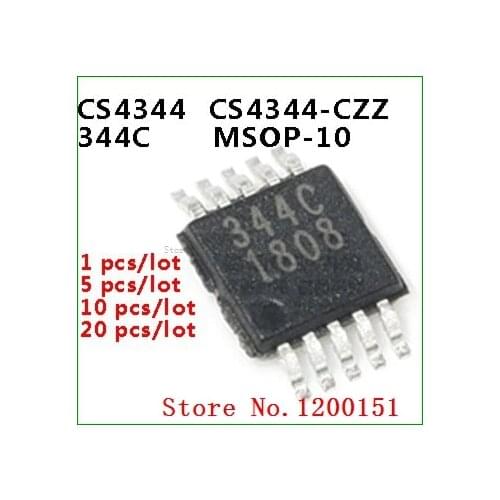 CS4344 CS4344-CZZ 344C MSOP-10