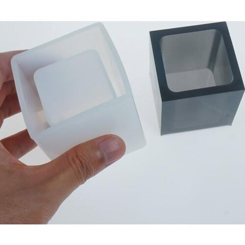 Pen Holder Silicone Mold Square Shape Storage Holder Silica Molds Crafts Jewelry Making Tools 10370750