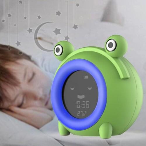 Kids Alarm Clock Child Bedroom 5 Sounds Child Sleep Trainer Toddler Clocks