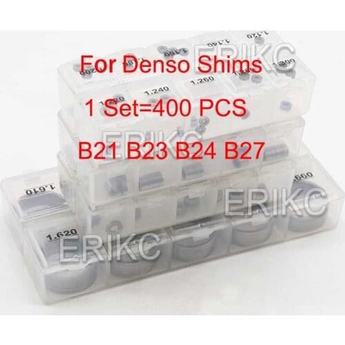 ERIKC Gasket B21 / B23 / B24 / B27 Injector Washer 400 pcs Injector Standardd Spring Adjust Shims Set E1022006