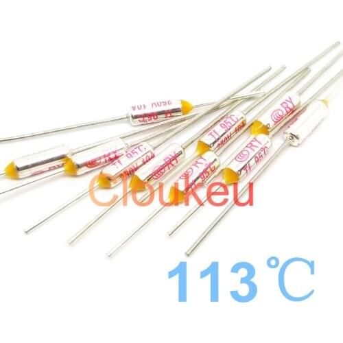 RY Tf 113C 250V10A/15A Metal temperature fuse 113 Centigrade
