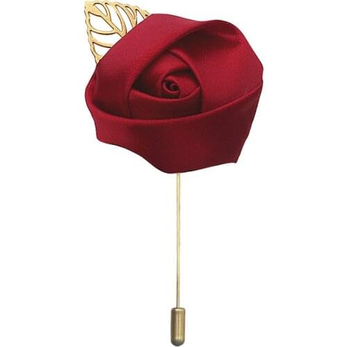 Fashionable Versatile Handmade Corsage Exquisite Small Mens and Womens Brooches Wedding Photo Props Ribbon Decoration Gift