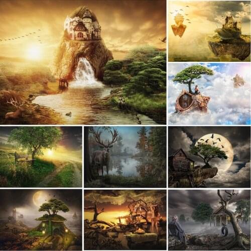 5D DIY Diamond Painting Abstract Landscape Movie Cross Stitch Kit Full Square Drill Embroidery Mosaic Art Picture of Rhinestones