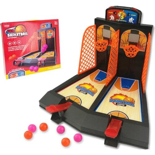 Desktop Mini Basketball Games Bounce Finger Basket Sport Shooting Table Battle Funny Puzzle Board Party Games Toys For Children