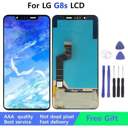 6.21" Original LCD Display For LG G8S ThinQ G810 2019 ThinQ LMG810 LMG810EAW Touch Screen Digitizer Assembly With Frame+Tools
