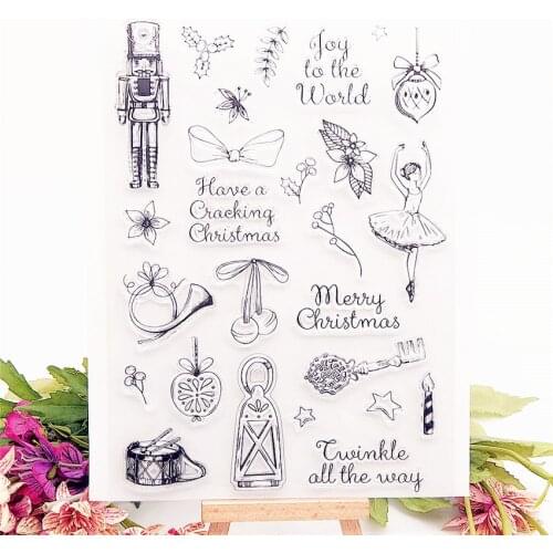 16.5*22.5CM Easter woods Transparent Clear Stamps / Silicone Seals Roller Stamp for DIY scrapbooking photo album/Card Making