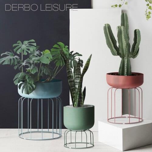 Modern Classic design Loft Metal floor Stand Side Flower Plants Shelf Rack storage, luxury fashion popular decoration racks 1PC