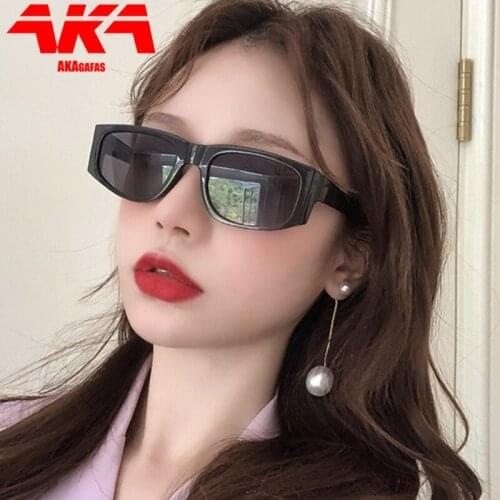 AKAgafas Cat Eye Vintage Sunglasses Women 2021 Personality Eyewear Women Luxury Glasses Women/Men Mirror Oculos De Sol Feminino