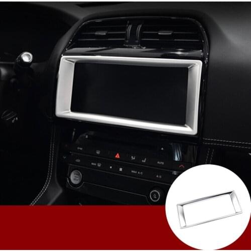 For Jaguar F-Pace X761 Inner Console GPS Navigation Frame Cover Trim 2016-2019 1pcs Car Accessories Interior Car Decor Car Trim