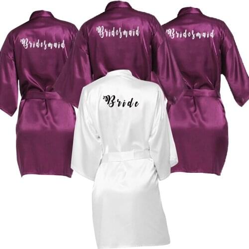 Custom Flower shape Bride Bridesmaid Kimono Bathrobe Dress Sexy Customized Bathwear Sleep Nightshirt Sleepwear Wedding Robes