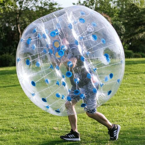 1.2m 1.5m 1.7m Inflatable Bubble Soccer Ball Bumper Ball Bubble Football Inflatable Zorb Human Hamater Ball Adults or Child