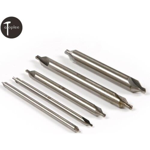 1PC 1mm/2mm/3mm*100mm HSS A-Type Lengthened Center Drills Double Ended 60Degree Countersinks Bit Set Spotting Drill