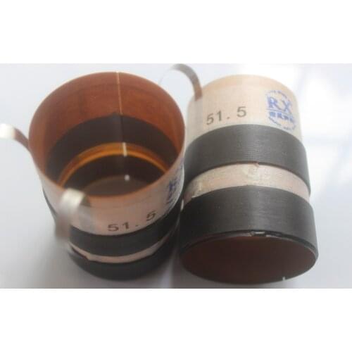1 piece ID: 51.5mm frame glass fiber pure aluminium flat wire double woofer bass loudspeaker speaker voice coil for JBL265H