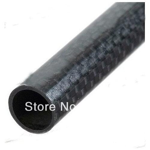 25mm X 23mm 100% Carbon Fiber Tube 3K Twill 500mm Long Multi-copter ARM DIY