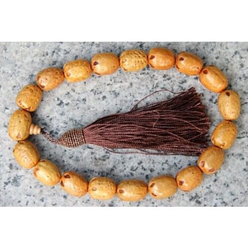 5-Eyes 6-Through Bodhi Bead Tibet Buddhism Prayer Beads MALA (Car Adornment)