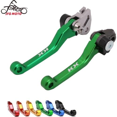Motorcycle CNC Freeshipping Aluminum Brake Clutch Lever For KAWASAKI KX65 KX85 KX125 KX250 KX250F KX 65 85 125 250 250F
