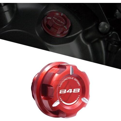 For Ducati 848 2008-2013 Motorcycle Engine Oil Cap Bolt Screw Filler Cover