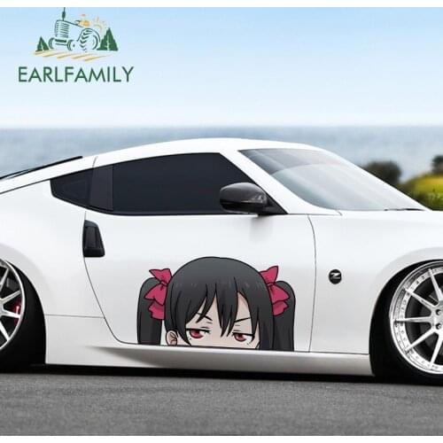 EARLFAMILY 43cm x 24.5cm Car Body Sticker FOR LOVE LIVE PEEKER Decal Vinyl Car Windshield Refrigerator Windows for VAN RV Decals
