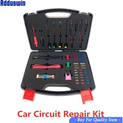 Automobile circuit repair kit, car sensor detector simulator, insurance film diode test lamp potentiometer tool set