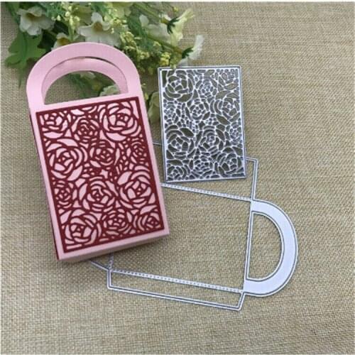 3D Flowers Box Metal Cutting Dies Scrapbooking Paper Crafts Embossing Cardmaking