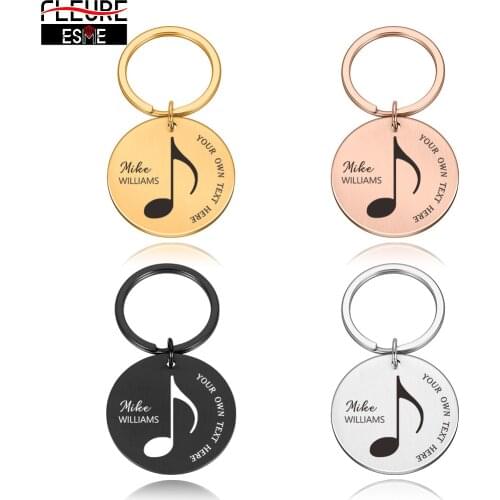 Trendy Gift Customized Keychain for Best Friend Teacher Classmate Family Personalized Key Chain for Bags Car Keys Accessories