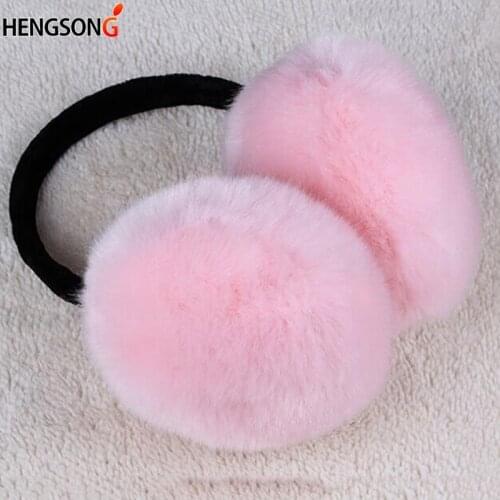 Imitation Rabbit Fur Earmuffs Women Winter Ear Warmers Girls And Boys Earmuffs Large Plush Ear Warmers 2020 Winter Earmuff