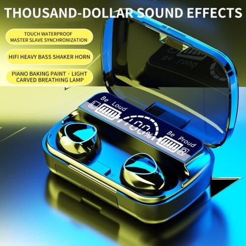 New private model M10TWS Bluetooth headset Dual headset into earbud Mini Touch Sport waterproof 5.1