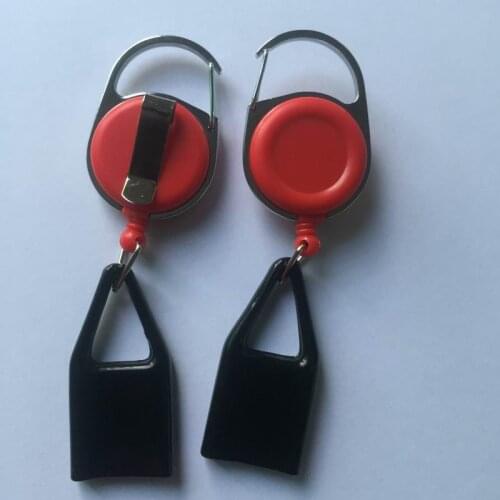 Wholesale 500pcs Premium Lighter Leash Plastic Lighter Clip to Pants Retractable Reel Metal Zinc Alloy Keychain Lighter Holder