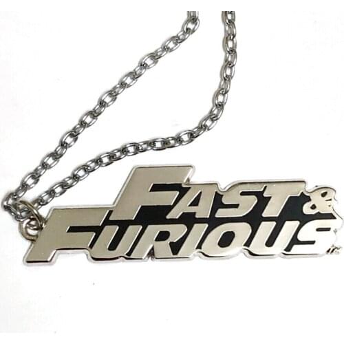 Wholesale New Fast & Furious Necklace Pendant Fashion jewelry chain Mens Womens child Gift 10pcs