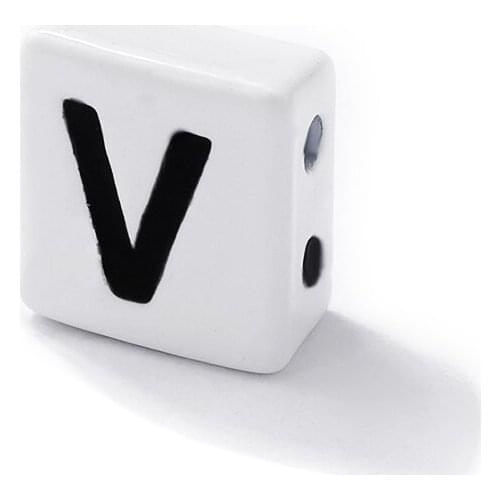 Factory wholesale White Color Brass LOVE letters Loose beads Necklace and Bracelet Jewelry Making Supplies Diy Accessories