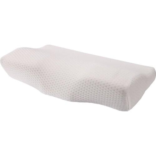 50*30CM Memory Foam Bed Pillow Butterfly Shaped Cervical Pillow Contoured Wedge Bedding Pillows for Sleeping