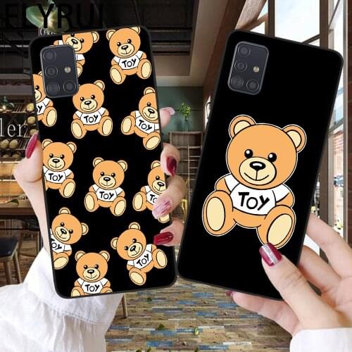 Popular Italy Bear Phone Case for Samsung A51 A71 A11 A21S A31 A41 A10 A20 A30 A40 A50 A70 A7 2018 S10 S20 S21 Plus Ultra Cover