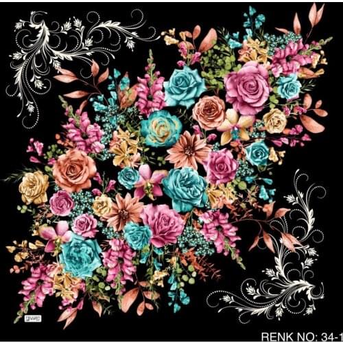 REYYAN SILK OYALIK WRITING (NEW QUALITY)-14673 - RENK-34